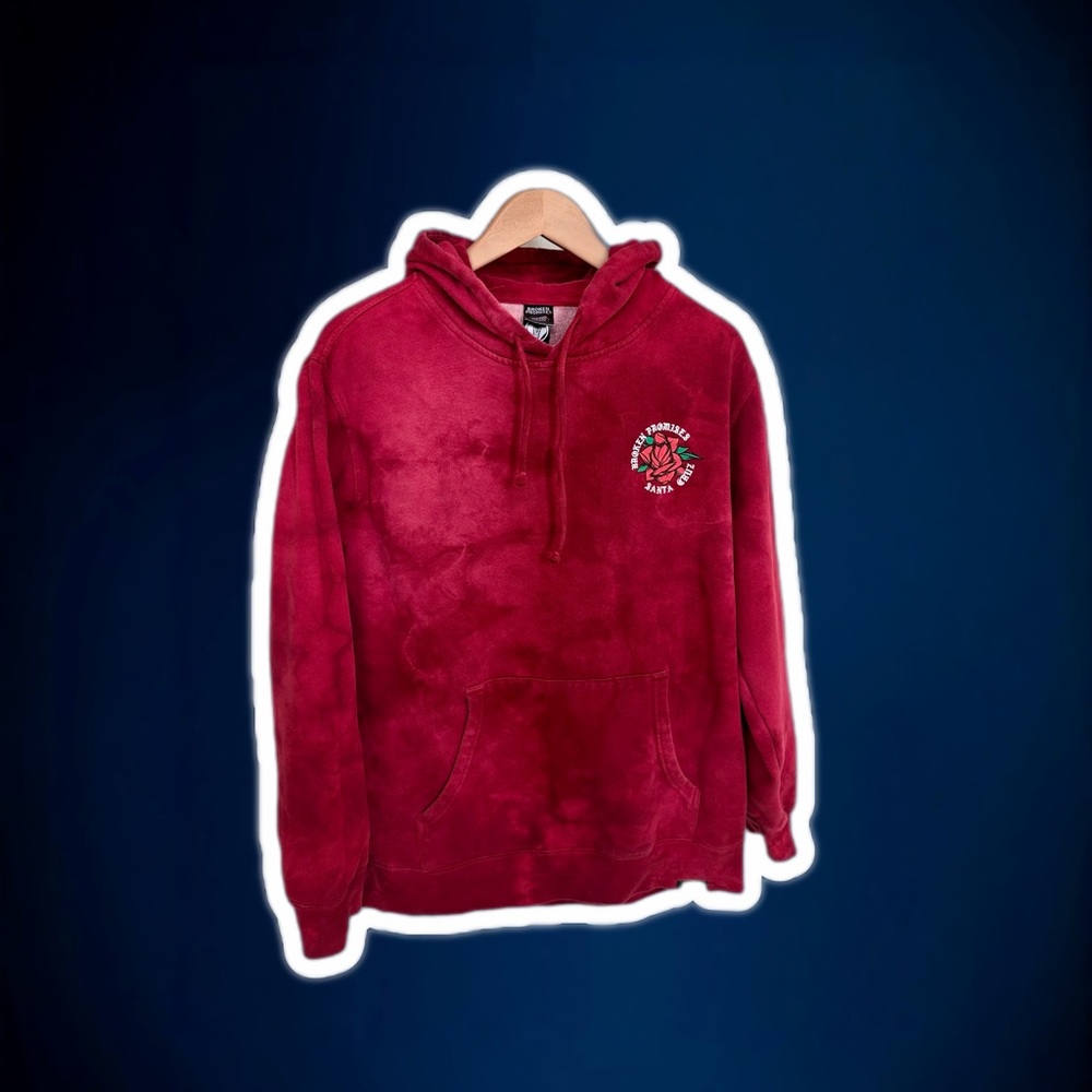 Broken Promises x Santa Cruz Screaming Red Dye Wash Hoodie